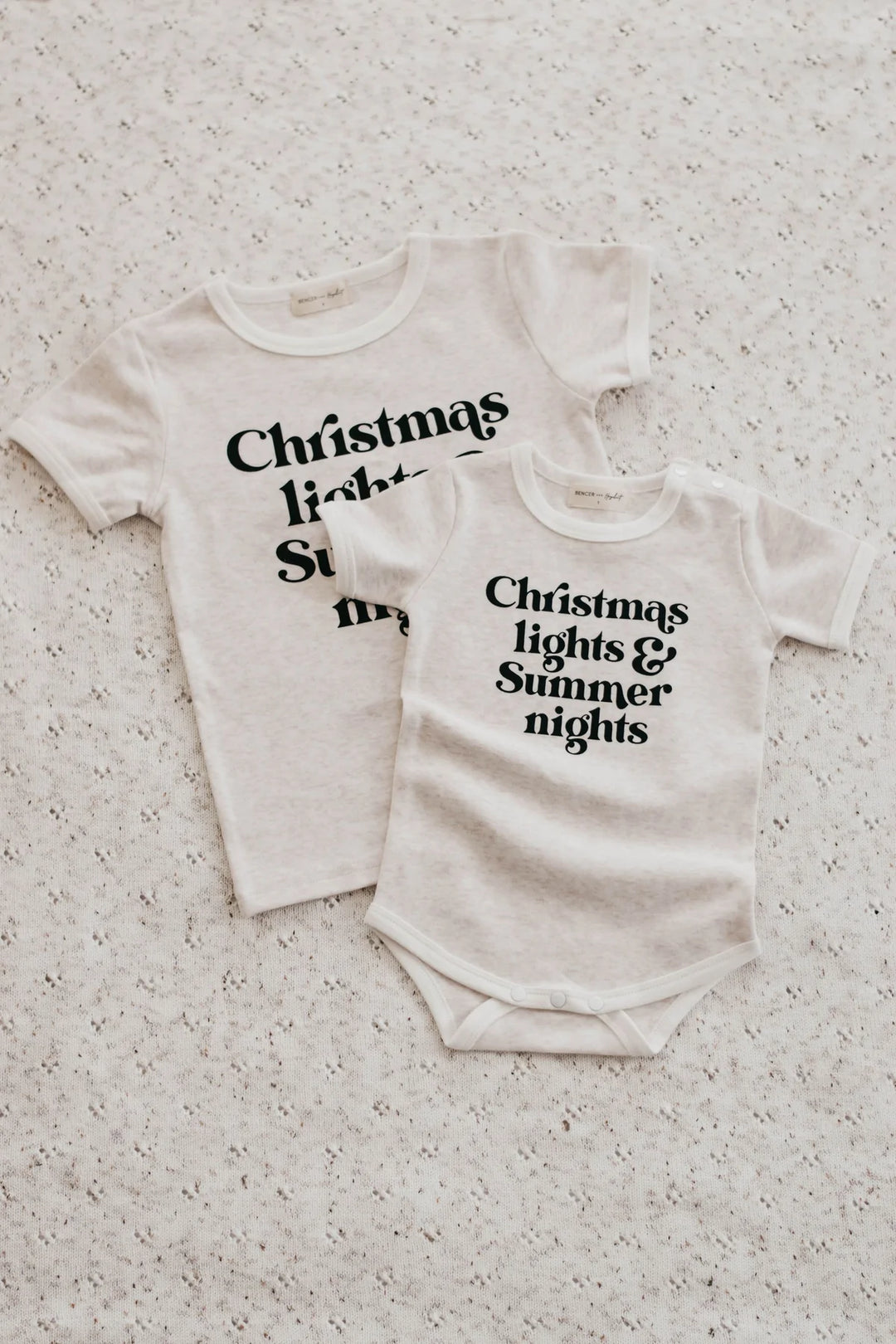 CHRISTMAS LIGHTS BODYSUIT/TEE