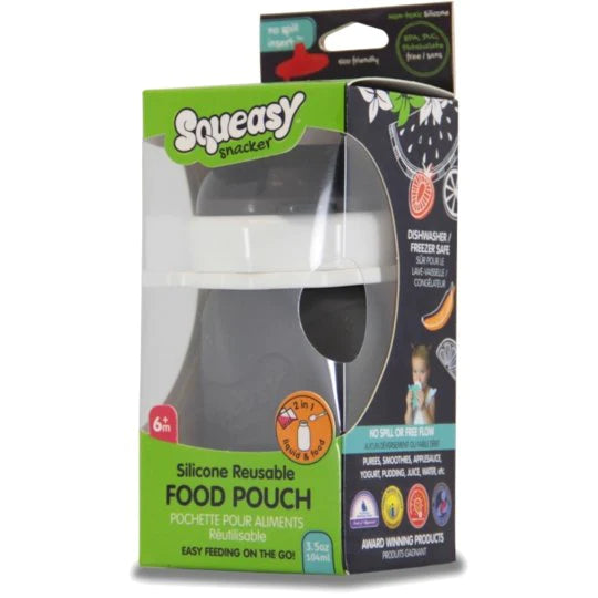 Grey Squeasy Snacker 3oz/104ml