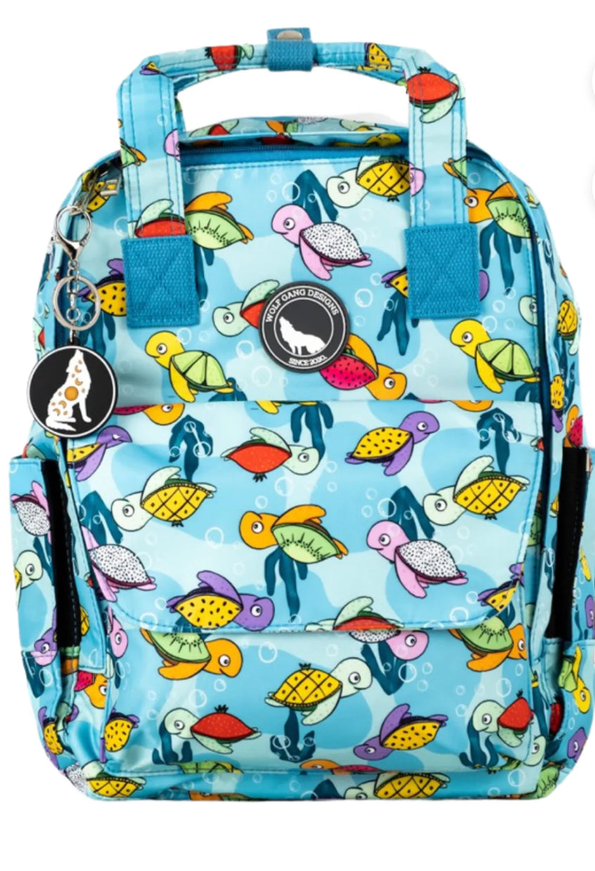Wolfpack Kids' Backpack - Turtley Sweet Dude