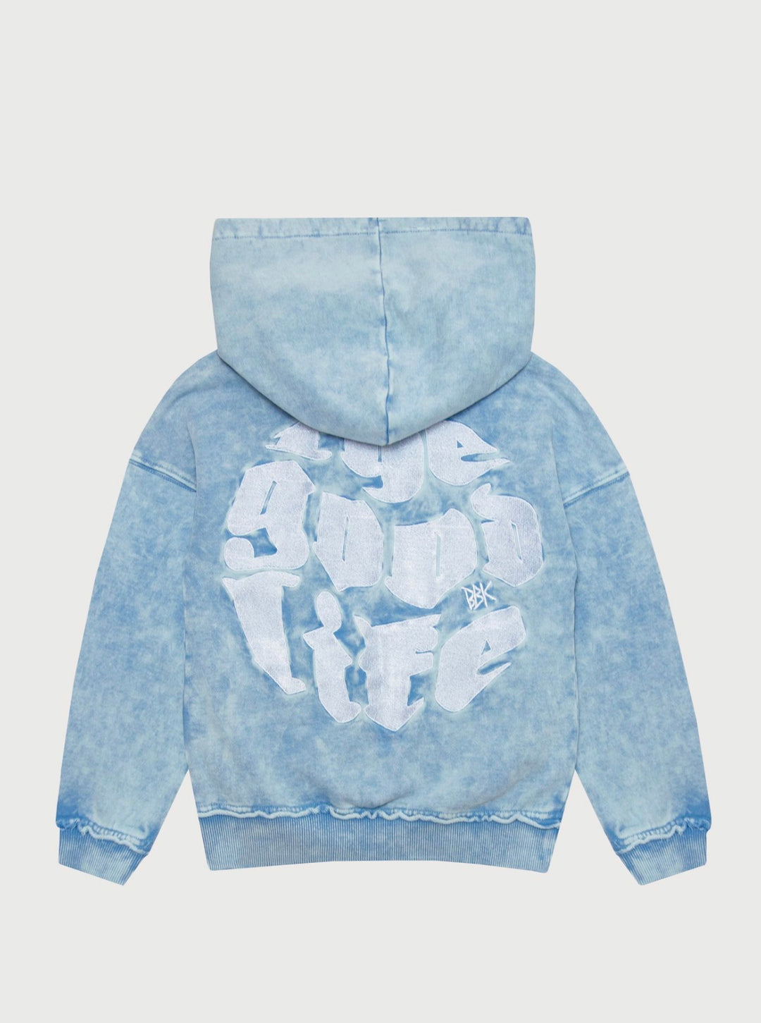 GOOD LIFE HOODIE - ACID WASH BLUE