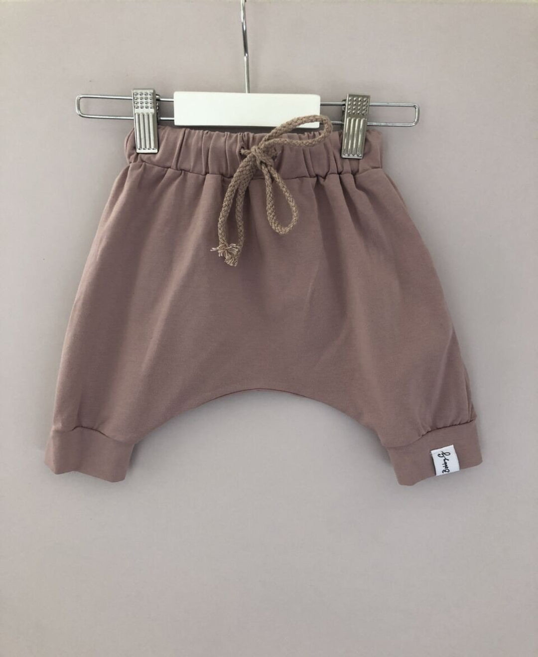 Dusty Pink Bobby G Harem Shorts