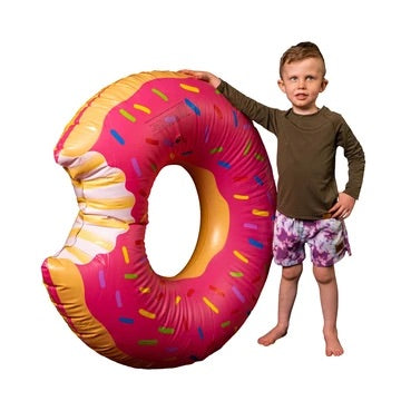 Pink Donut Inflatable Pool Tube