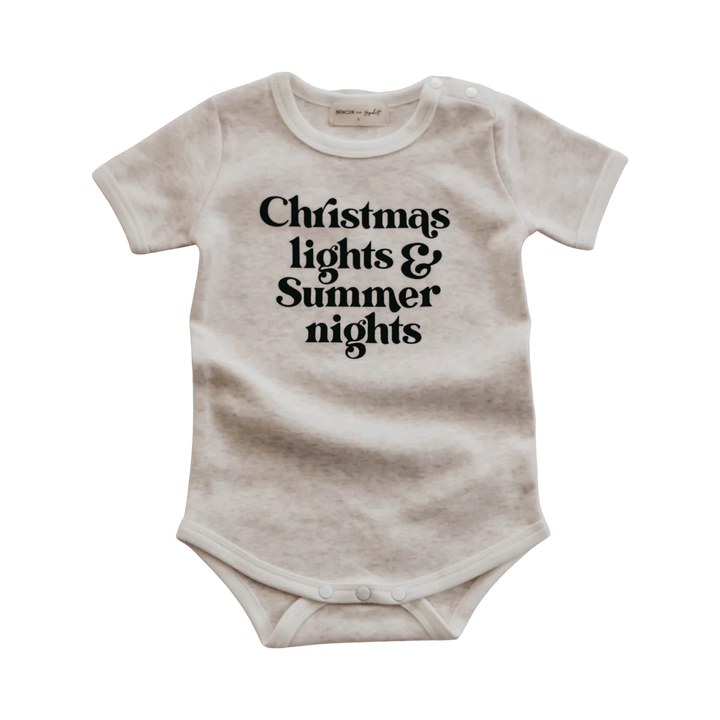 CHRISTMAS LIGHTS BODYSUIT/TEE