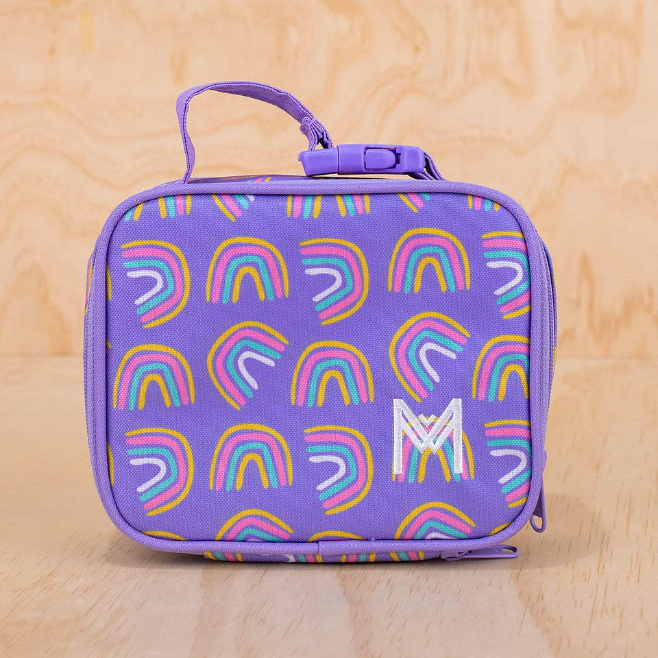MontiiCo Mini Insulated Lunch Bag - Rainbows