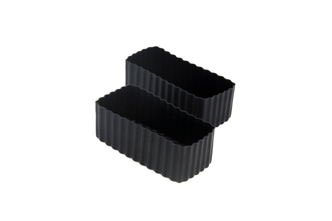 Bento cups rectangle black