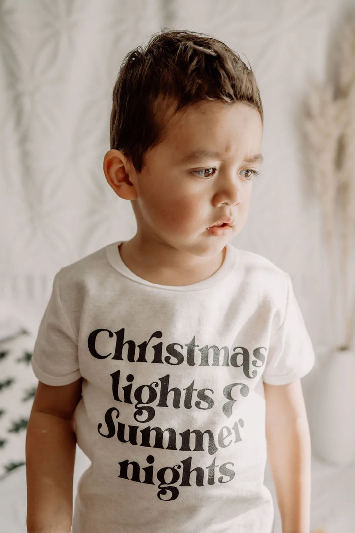 CHRISTMAS LIGHTS BODYSUIT/TEE