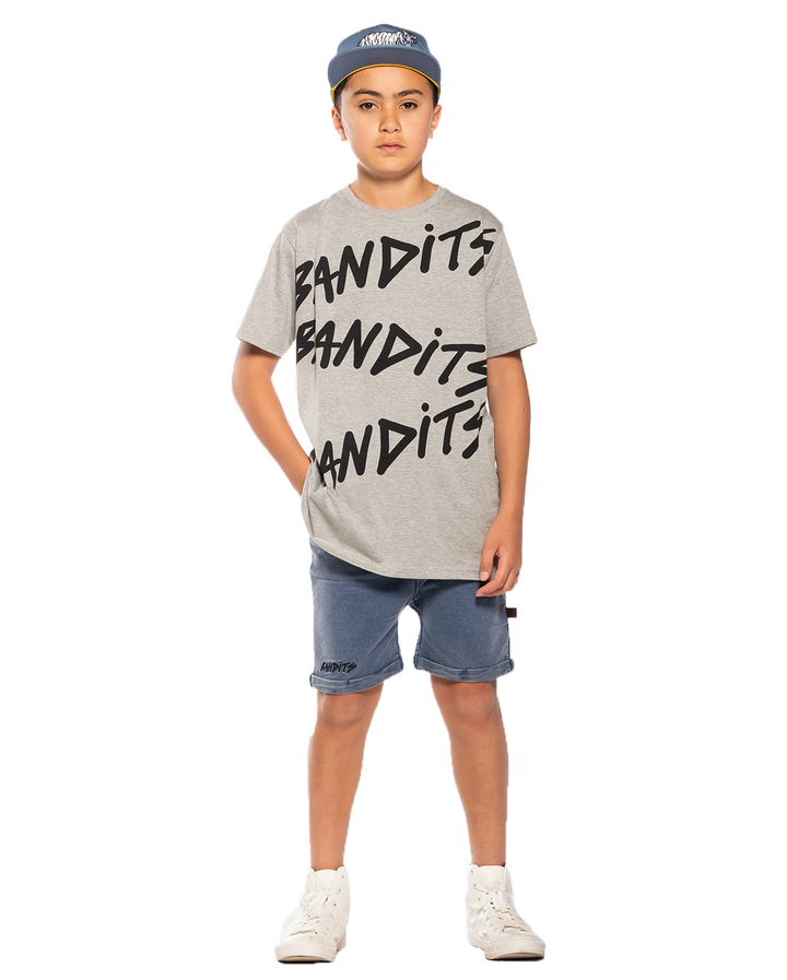 Band of Boys Relaxed Denim Short Vintage Blue