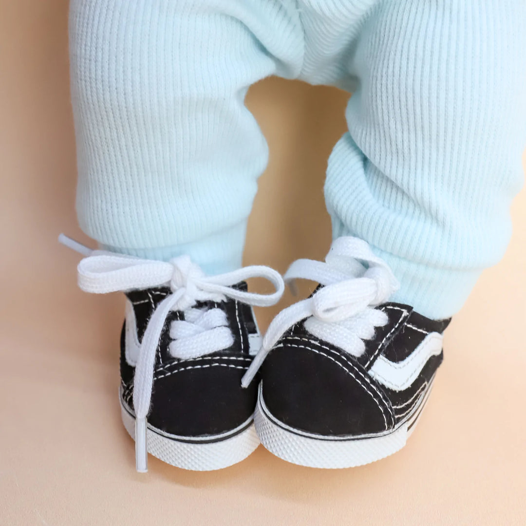 tiny tootsies black street sneaker