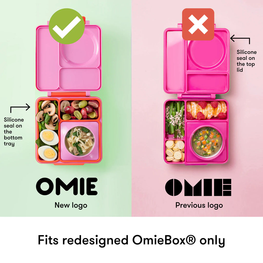 OMIEDIP SILICONE DIP CONTAINERS SET 2 (PINK/TEAL)