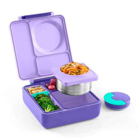 OMIEBOX HOT & COLD BENTO BOX PURPLE PLUM