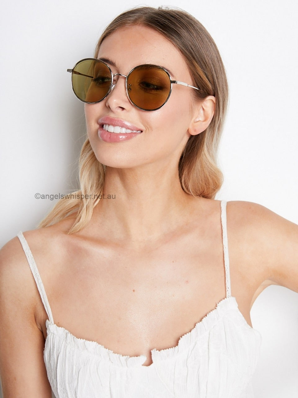 Addison Round Oversized Sunglasses