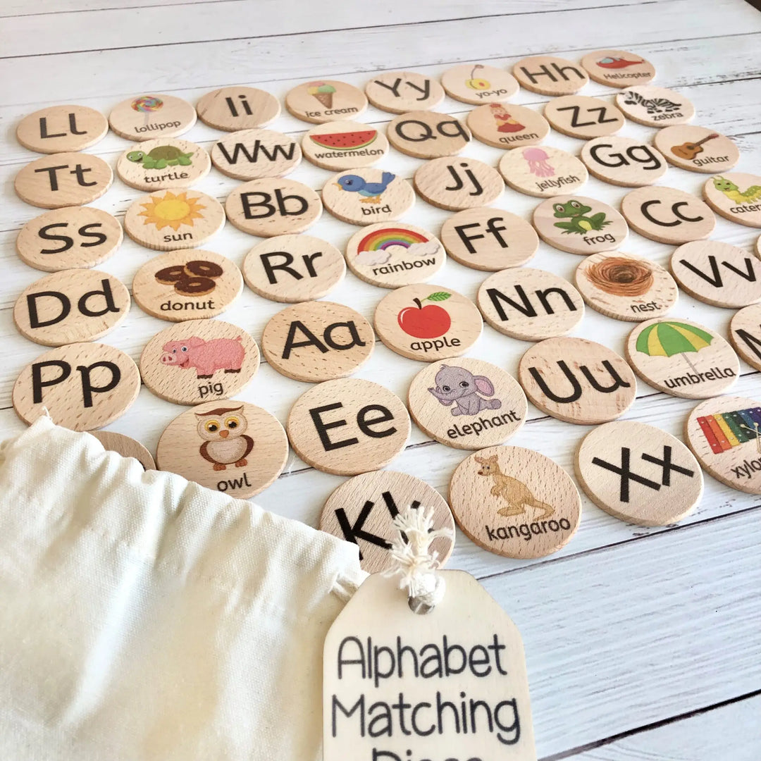 Alphabet Matching Discs