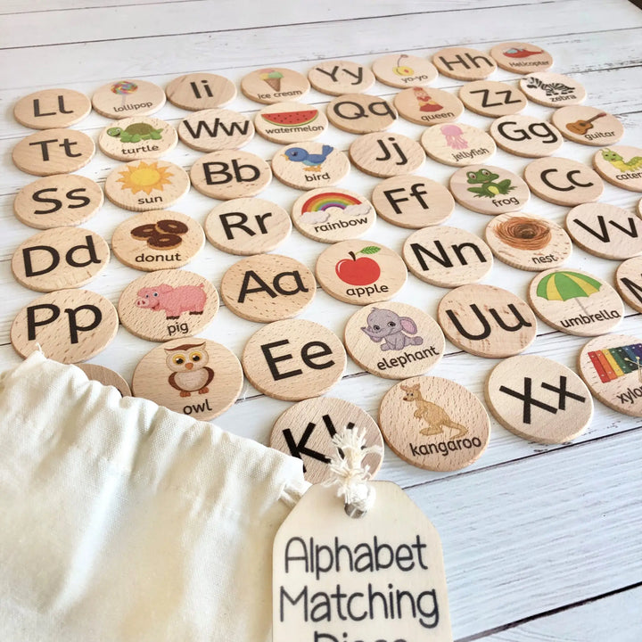 Alphabet Matching Discs