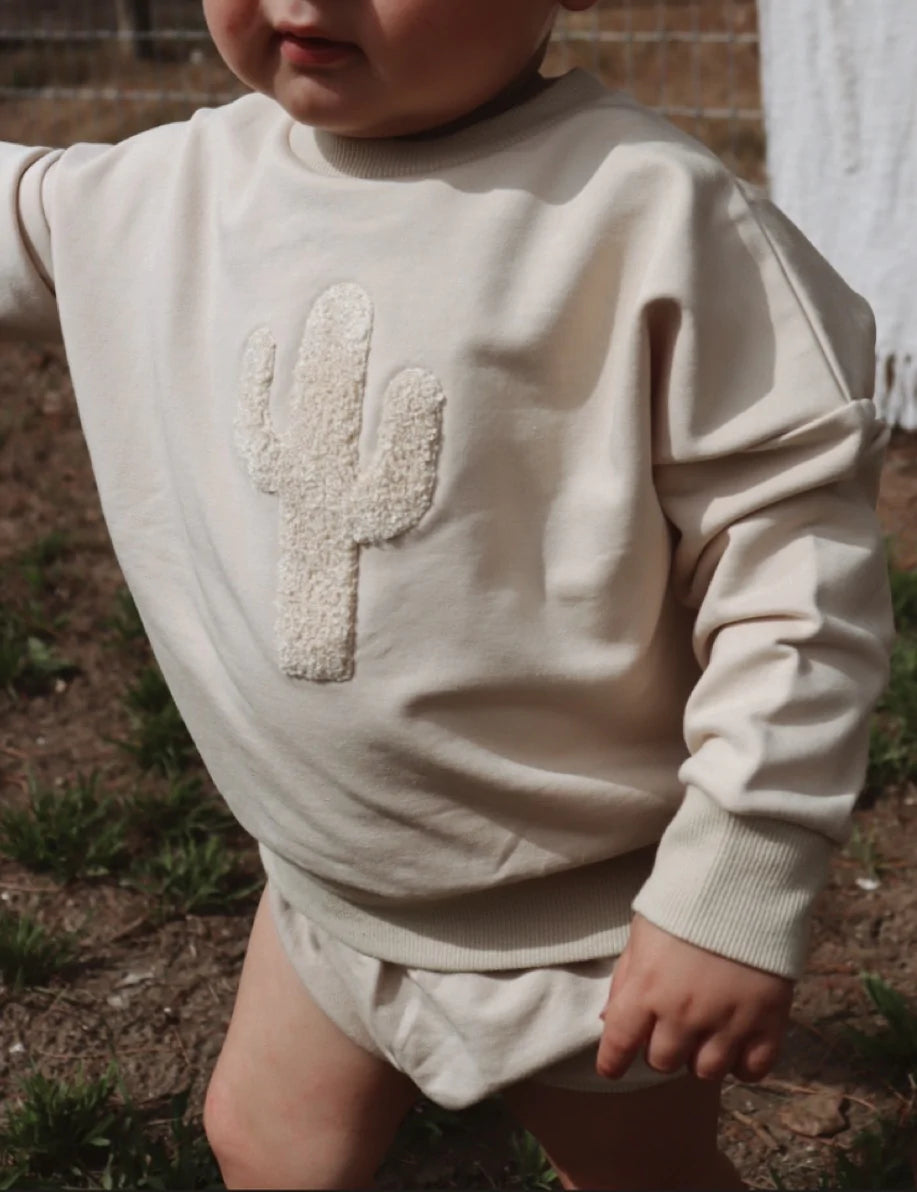 ORGANIC COTTON JUMPER - DESERT CACTUS