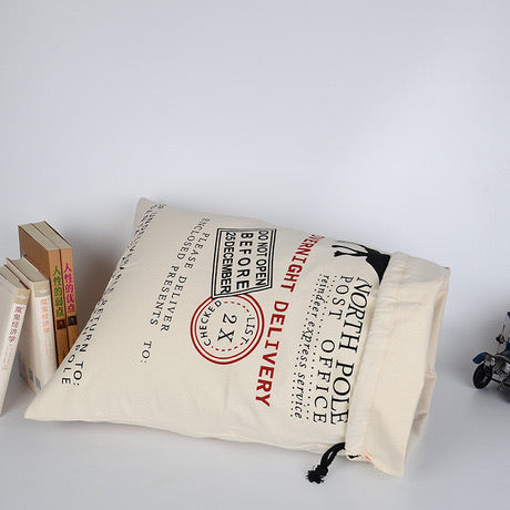 Overnight Delivery Stamp Santa Sack personalised