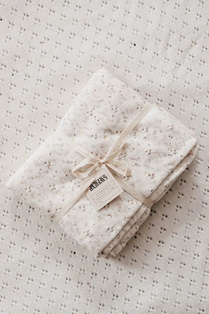 Knit Blanket Oatmeal