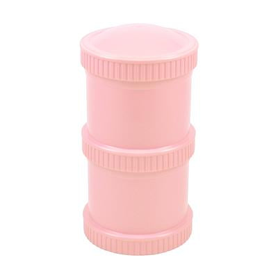Re-Play Snack Stack (2 pods 1 lid) - Baby Pink