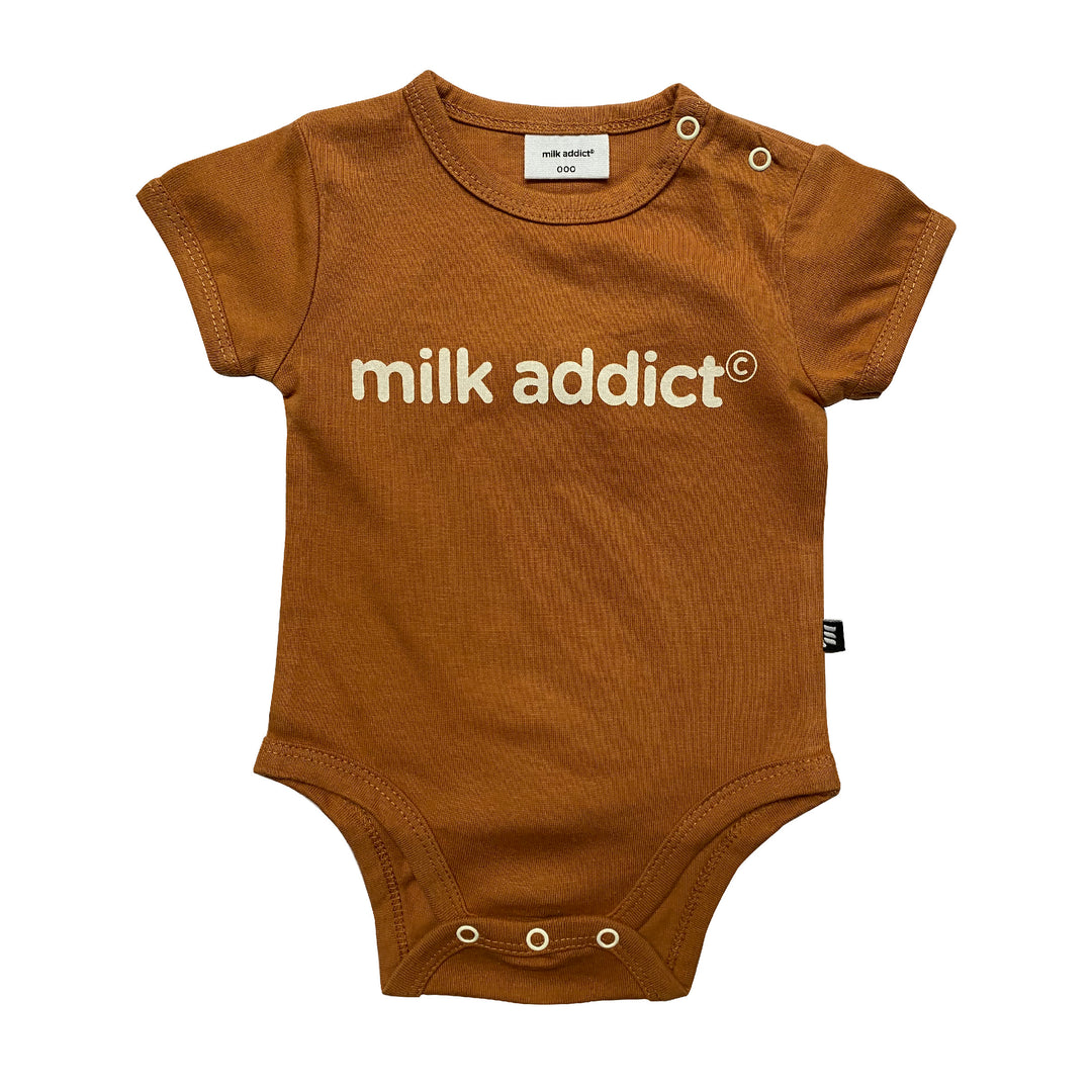 Upcycled - Milk Addict Caramel Bodysuit