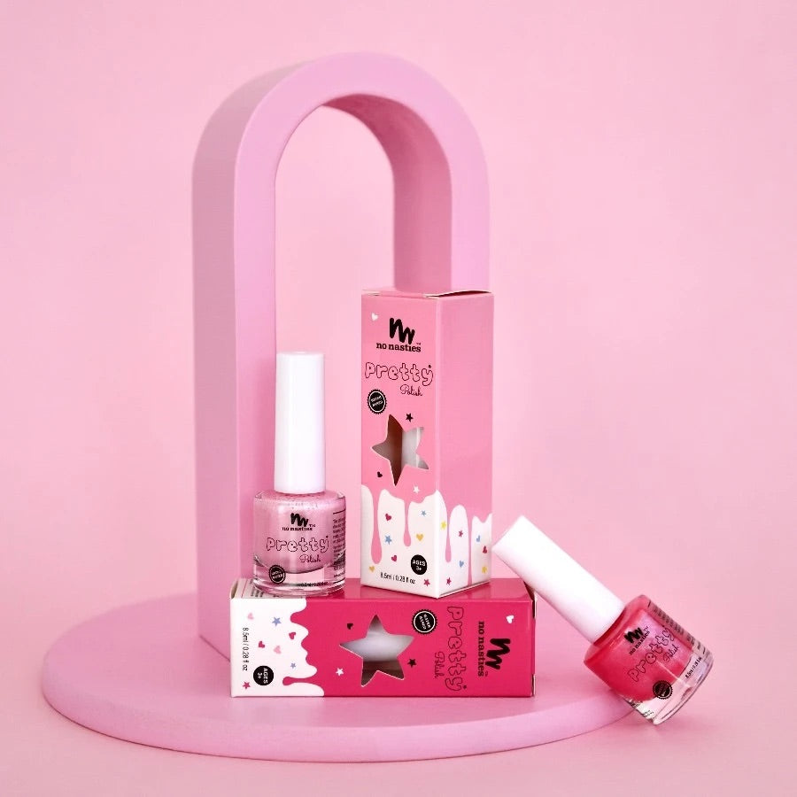PASTEL PINK WATER-BASED, PEELABLE NAIL POLISH FOR KIDS - 8.5ML