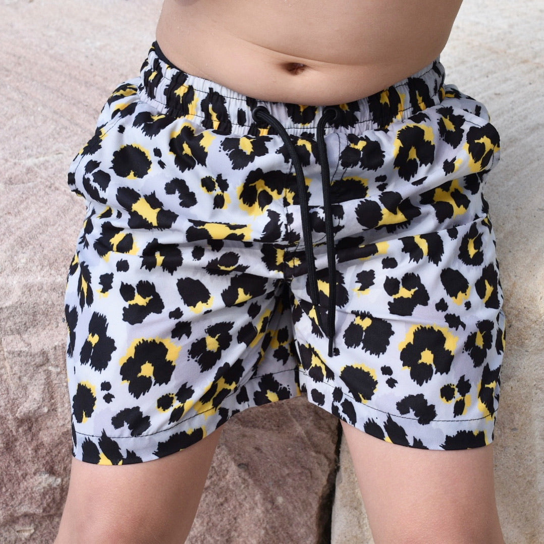 Leopard Board Shorts Young Blood Apparel