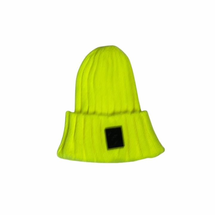 Neon Yellow Jelly Tot Beanie