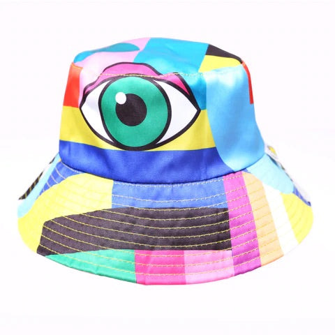 Colour Pop Reversible Bucket Hat Doo Wop