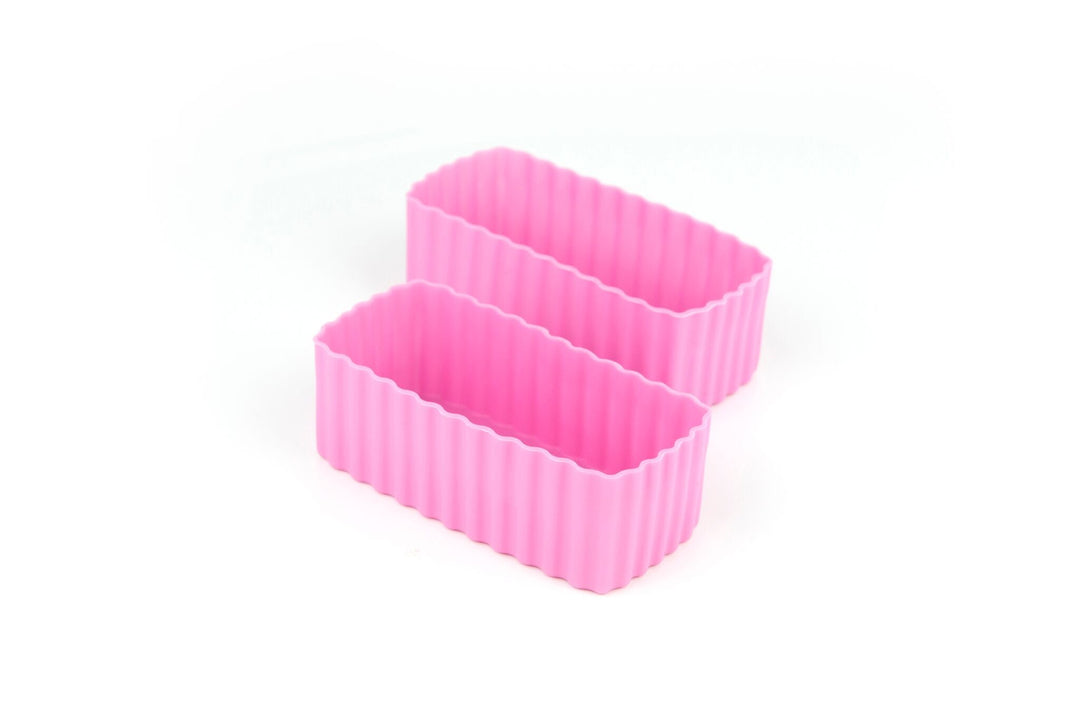 Bento cups rectangle pink