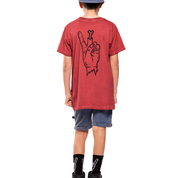 Band of Boys Relaxed Denim Short Vintage Blue