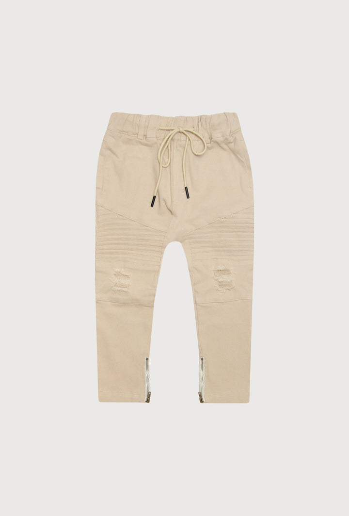 Biker Jeans Beige Beau Bella