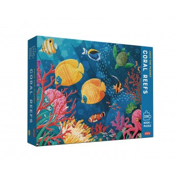Sassi Save the Planet - The Coral Reef Puzzle and Book Set, 220 pcs