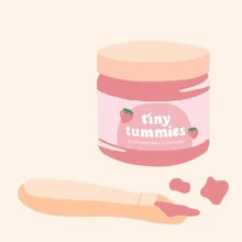 Tiny Tummies Magic Strawberry Custard Magic Jar and Spoon
