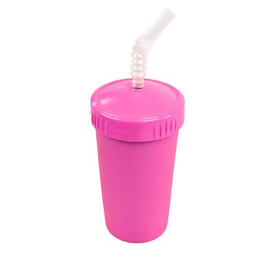 Re-Play Straw Cup With Reusable Straw- Bright Pink
