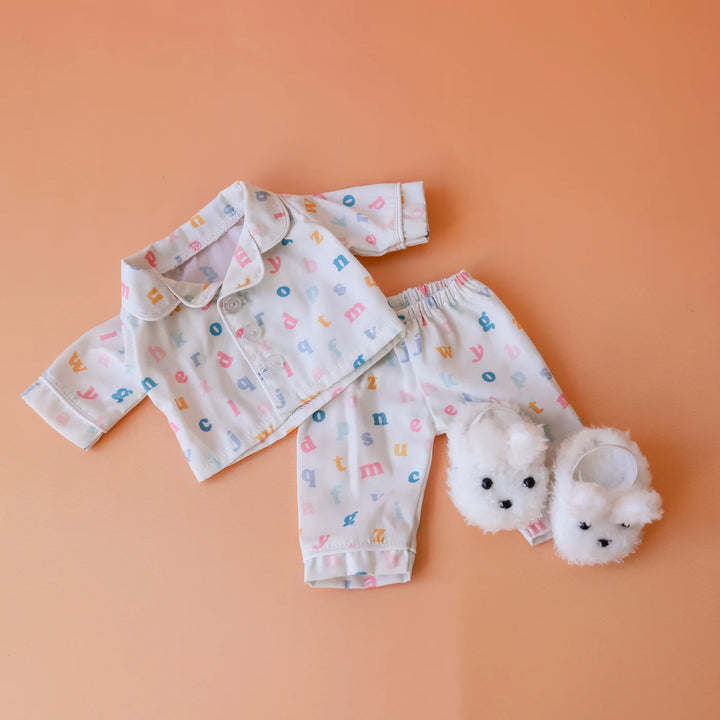 tiny threads dolls pyjama and bunny slipper set