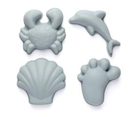 Scrunch Footprint Moulds -Duck Egg Blue