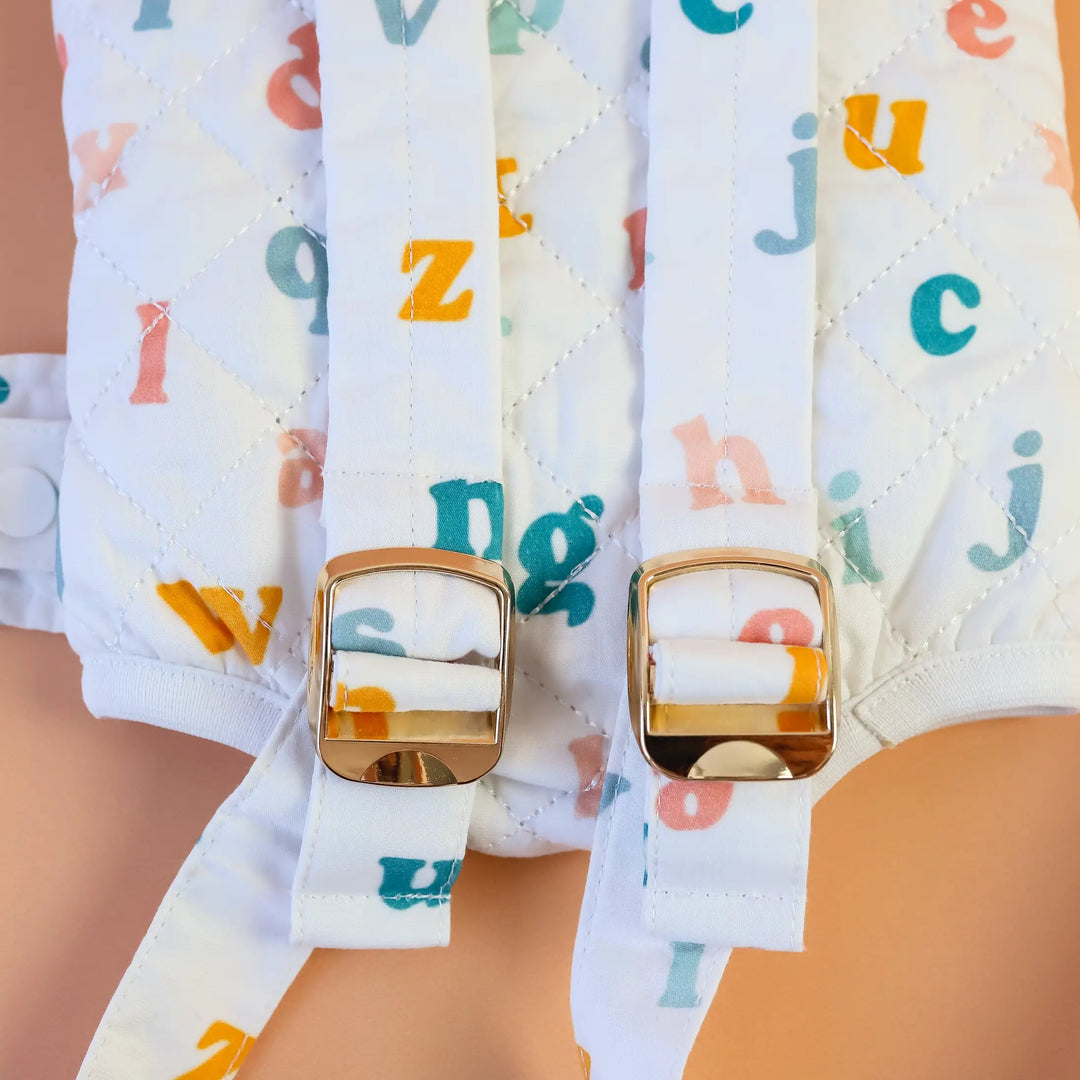 Tiny Harlow Doll's Baby Carrier - Alphabet