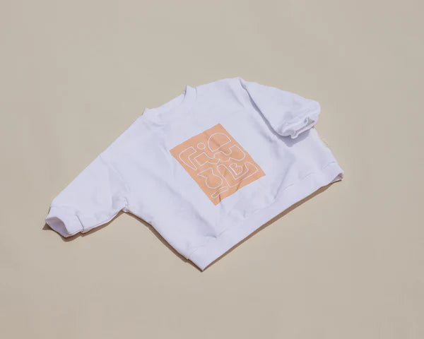 Slouch pullover - White