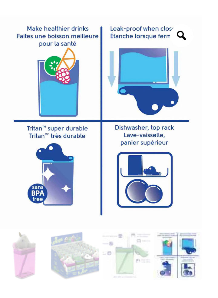Precidio Drink in the Box Funtops- Hippo