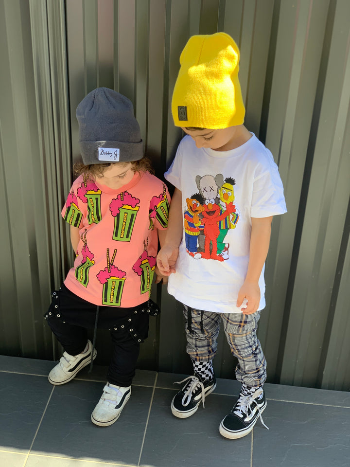 Plaid yellow harems