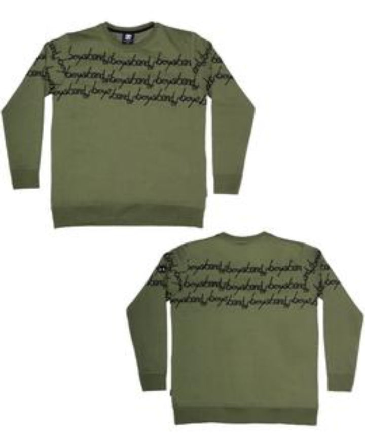 Band of Boys Jumper Band of Stripes Classic Green