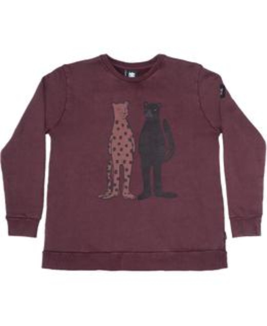Band of Boys Jumper Cat Friends A-Line Vintage Red