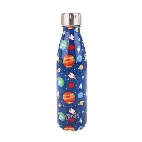 Outer Space Oasis Stainless Steel Double Wall Drink Bottle 500ML